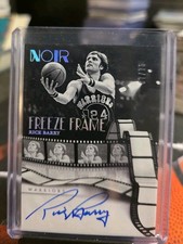 Rick Barry 2024-25 Noir Freeze Frame Auto /75