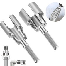 2Pcs 1/2'' 3/4'' Water Pipe Threading Tool Integrated Internal  External Pipe