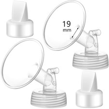 Breastpump Replacement Flange 19mm Compatible with Spectra S1 S2 9 Plus Duckbill