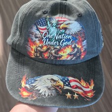 Patriotic One Nation Under God Baseball Cap E...