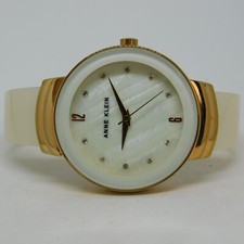 Reloj analógico de cuarzo bicolor para mujer Anne Klein AK/3106 talla Batería Nueva 5 1/4"