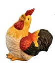 z…Dolgencorp VTG. Ceramic Rooster Figurine 4.75” Decorative Country Farm Kitchen