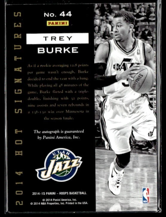 L1,817 - 2014-15 Hoops Hot Signatures #44 Trey Burke Auto - Image 2 of 2