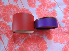 Kate Spade New York Small Round Gift Storage Jewelry Makeup Box Purple Red New