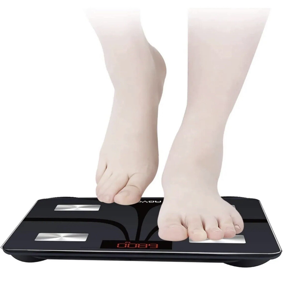 ABYON Bluetooth Smart Bathroom Scales for Body Weight Digital Scale eBay