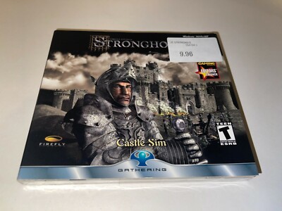 Stronghold PC Game New Sealed 2002 Castle Sim NTSC Jewel Firefly w/ slip cover 