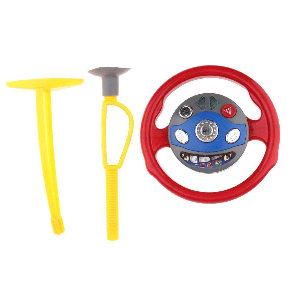 Electric Steering Wheel Toy for Car Seat Child Simulated Driving