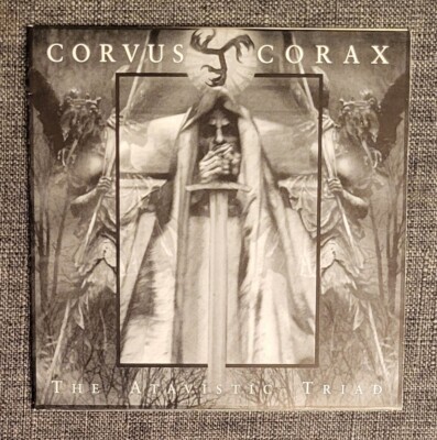 CORVUS CORAX 'The Atavistic Triad' CD w/ Promo Sheet RARE Black Metal