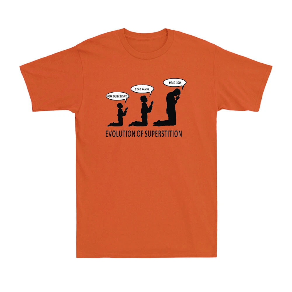 Atheism Atheist Superstition Evolution Men's T-Shirt