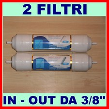 1 KIT FILTRI x2 FILTRI DEPURATORE ACQUA PURIFICATORE AD OSMOSI INVERSA MOD. 320