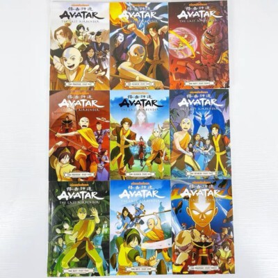 AVATAR English 18 Books Full Complete Set Comic The Last Airbender