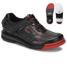 Mens Dexter SST 6 Hybrid Boa Bowling Shoes Black/Red Size 7 -14 Right Handed