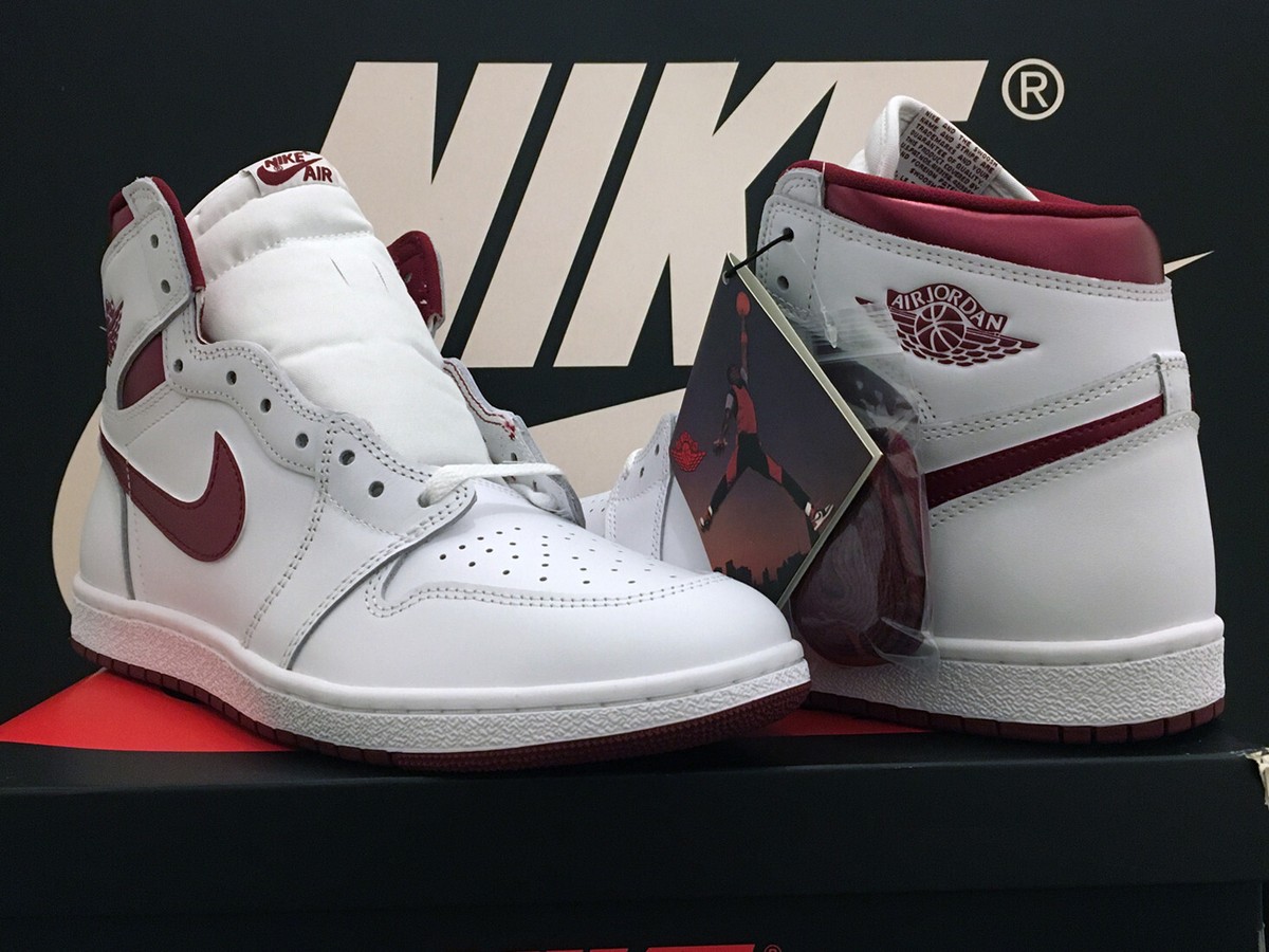 DS 2024 NIKE AIR JORDAN HIGH 85 METALLIC BURGUNDY