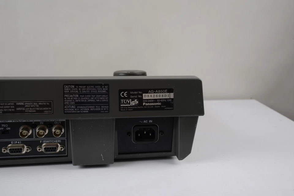 PANASONIC AG A850 DIGITAL DISPLAY MULTI EVENT Video EDITING CONTROLLER - Image 4 of 4