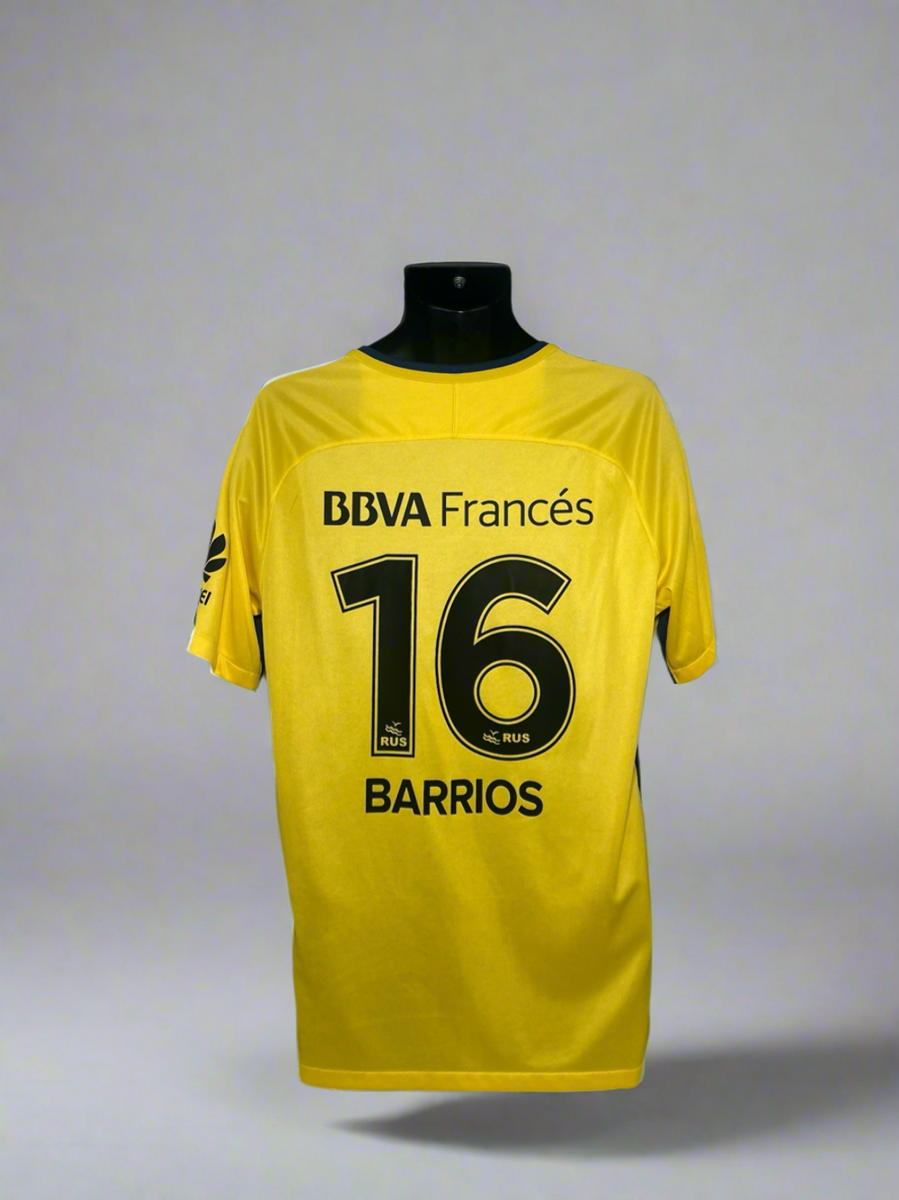Boca Juniors Barrios #16 - Nike - 2017/2018 - AWAY Kit | eBay