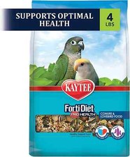 Kaytee Forti-Diet Pro Health Conure and Lovebird Pet Bird Food, 4 Pound