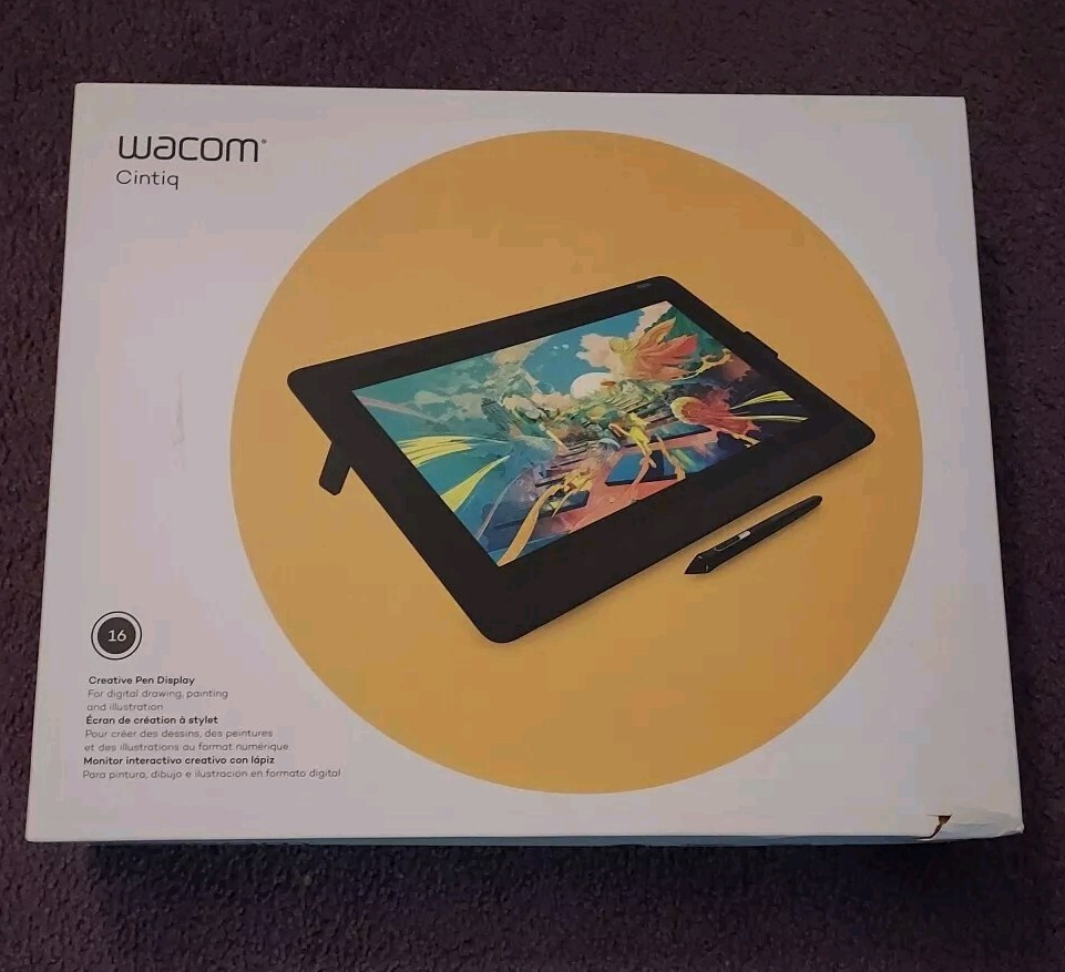 Drawing Tablet Wacom Cintiq 16 Digitizer Wacom DTK1660K0A Cintiq