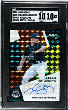 2021 Panini Mosaic Daulton Jefferies CHOICE RED YELLOW /88 SGC 10 w/10 AUTO RC