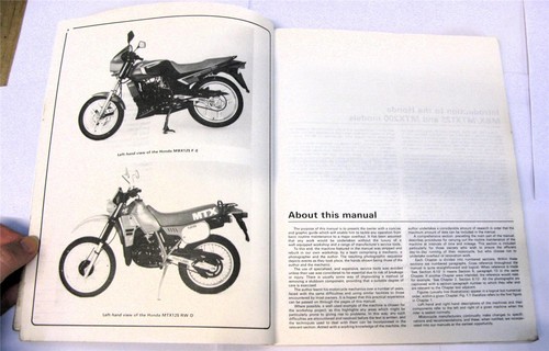 HONDA MBX/MTX 125 200 Haynes Motorcycle Workshop Manual 1988 ISBN185010493X - 第 4/7 張圖片