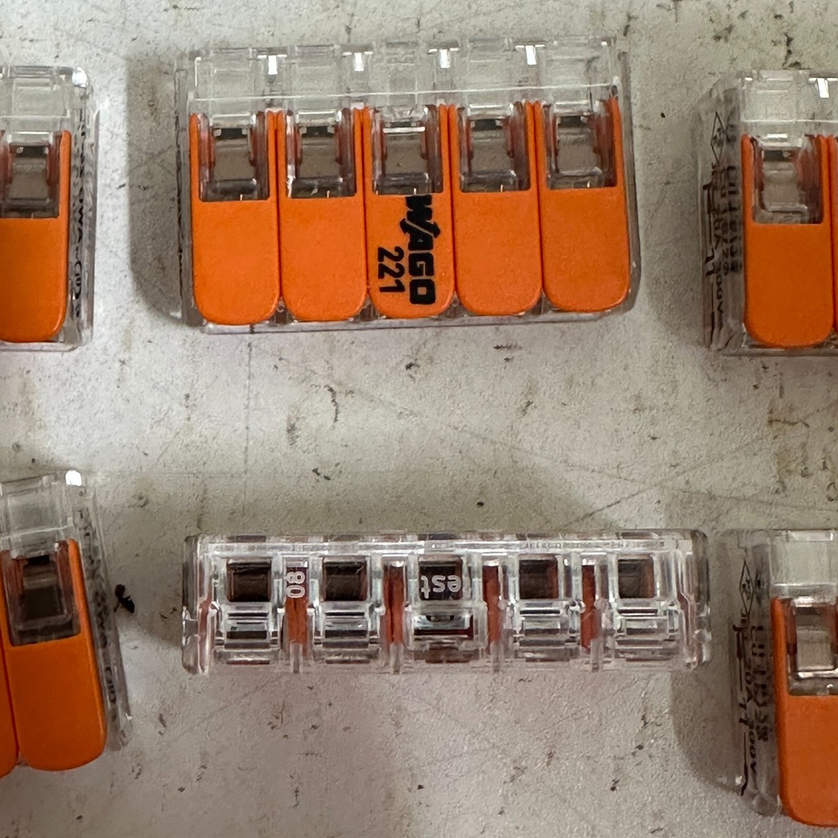 Conector WAGO Leg&iacute;timo 221-415 - 5 Polos - At&eacute; 4mm