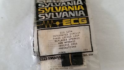 SYLVANIA PHILIPS ECG1254 IC PHASE LOCK LOOP FREQ SYNTHESIZER FOR CB NTE1254