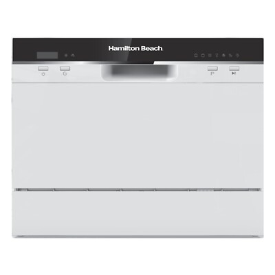 #ad Hamilton Beach Portable Countertop Dishwasher with 6L Water Tank White $249.00