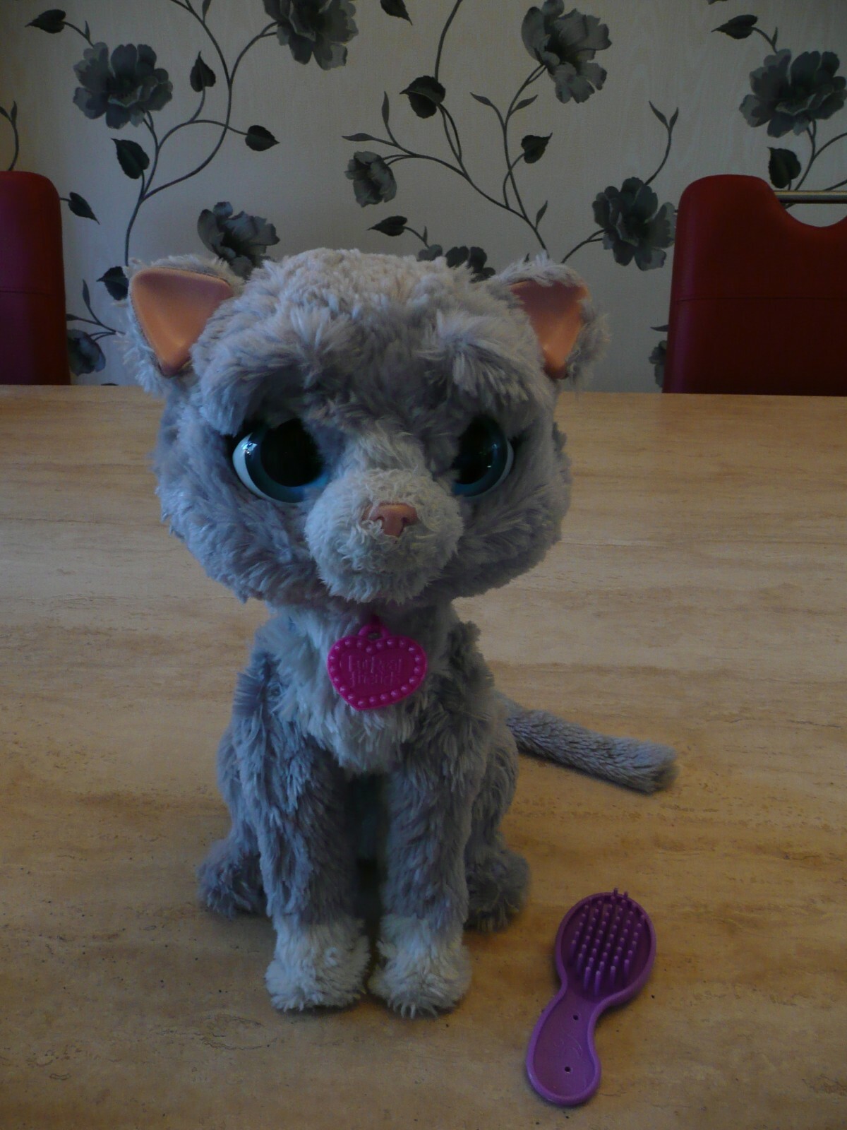 fur real grey cat