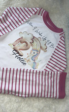 UNICORN When I Wake Up I Will Be Personalised Pjs Upto 3-4 Years Pink Striped