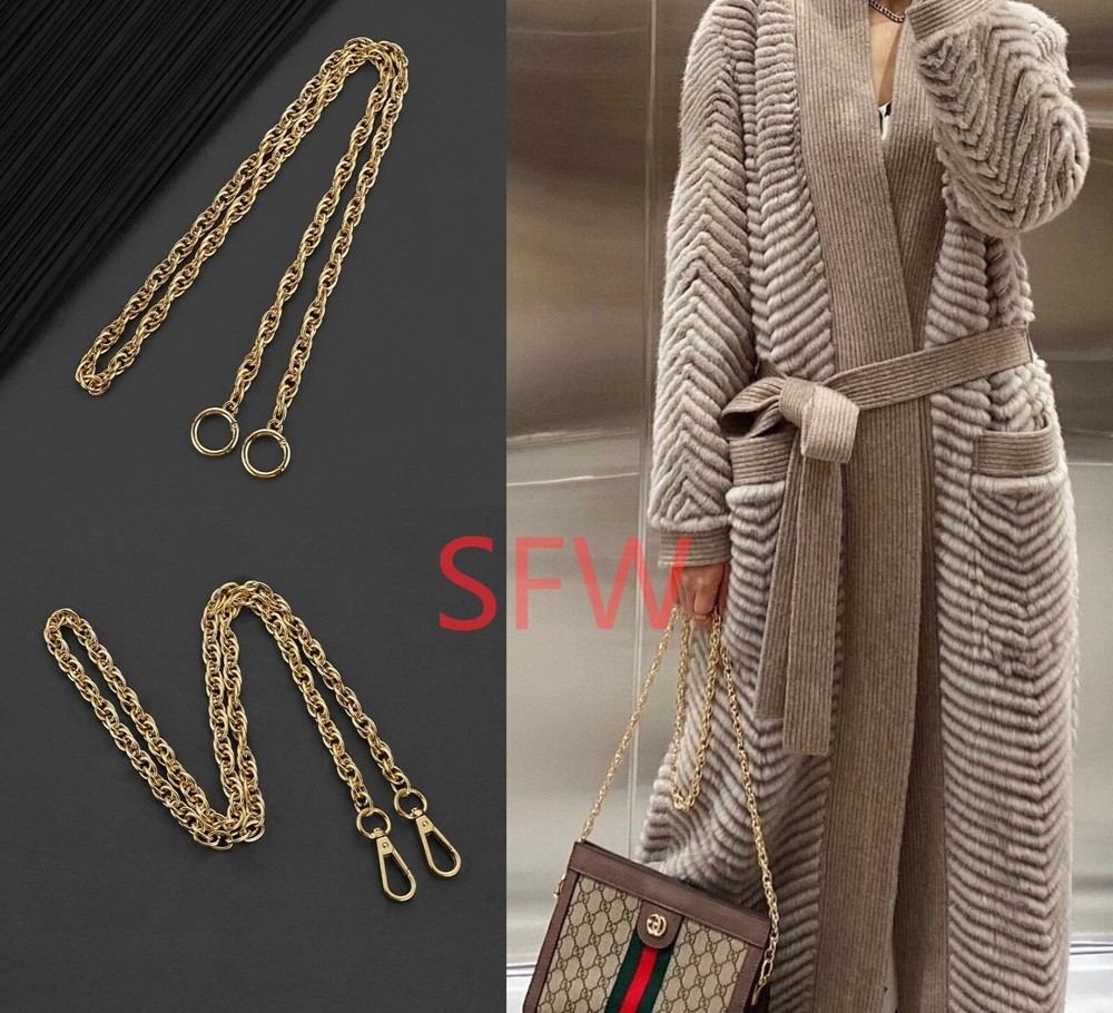 Chain Crossbody Shoulder Strap for Gucci Series Replacement Strap No Bag