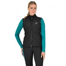 Dublin Quinn Womens Quilted Bodywarmer - Black | Equestrian Wear