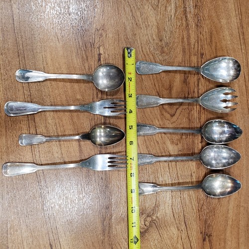 Juego surtido de 90 cucharas y tenedores vintage WMF Cromargan Alemania y WFM - Imagen 4 de 9