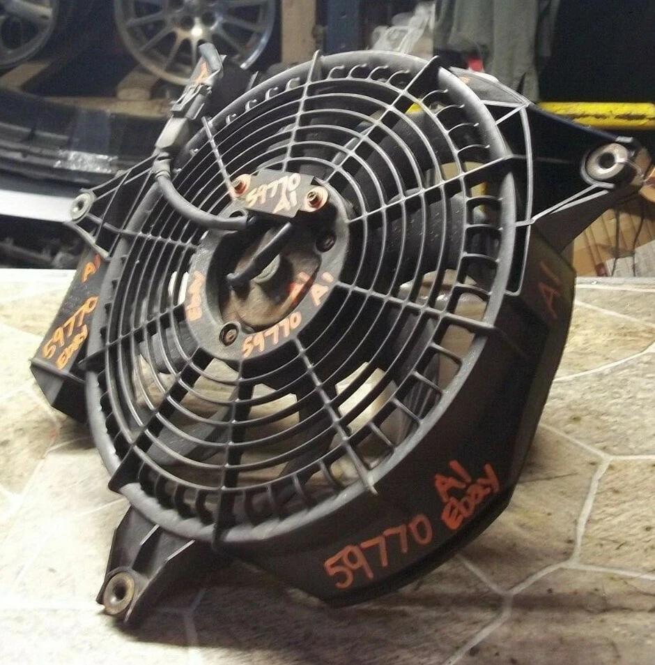 03-06 2003-2006 HYUNDAI SANTA FE ЭЛЕКТРИЧЕСКИЙ ОДИН ЧЕРНЫЙ ВЕНТИЛЯТОР ОХЛАЖДЕНИЯ В СБОРЕ OEM - Изображение 3 из 4