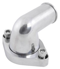 RPC R6009 1966-75 Chevy Polished Aluminum Water Neck – 90° Swivel