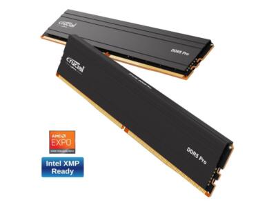 【美品/納品書付】Crucial DDR5-5600 96GB (48GBx2) Crucial Pro 96GB (2 x 48GB) DDR5 5600 (PC5 44800) XMP 3.0 & AMD