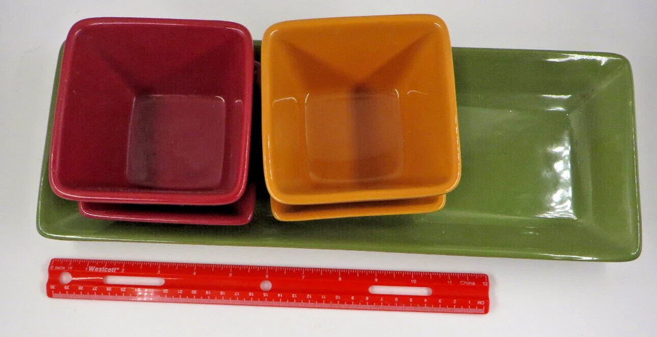 Juego de condimentos Simple Additions by Pampered Chef de 7 piezas azul amarillo rojo Foto 4 de 4