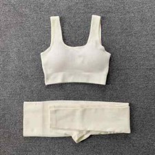Women Seamless Yoga Set Gym Workout Clothes Push Up Bra High Waist Leggings