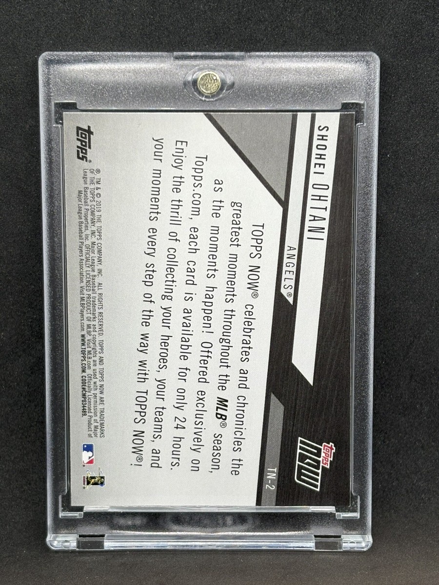 Shohei Ohtani RARE ROOKIE RC INVESTMENT CARD TOPPS NOW ANGELS ROY