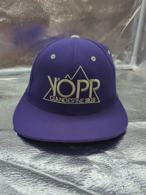 Yopp Clandestine Skis Bethel Maine Adult L-XL Hat Cap
