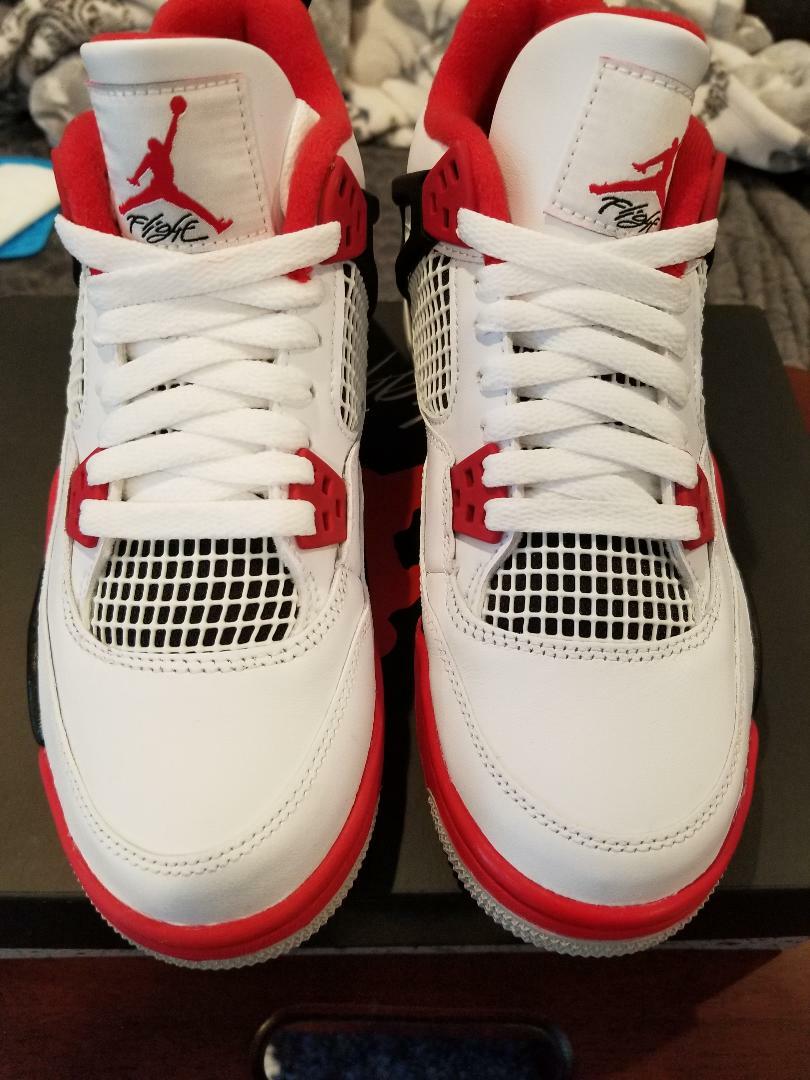Jordan 4 Retro | Fire Red | Style 408452-160 | Size 6Y | eBay