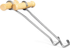 HOUNDSBAY Cowboy Boot Hooks for Men and Women - Boot Puller for Cowboy Boots wit