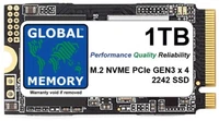 1TB M.2 2242 PCIe Gen3 x4 NVMe SSD for Laptops PCs Servers Workstations