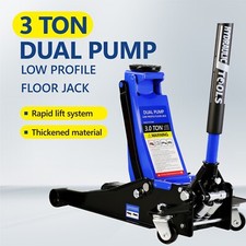 3 Ton Heavy Duty Low Profile Trolley Floor Jack 85mm Rapid Pump For Car Garage 3 Ton Heavy Duty Low Profile Trolley Floor Jack 85mm Rapid Pump For Car Garage