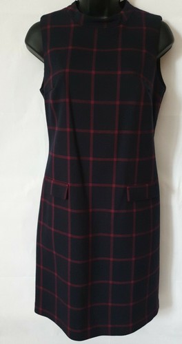 Sainsbury TU Tartan Dress, Navy 