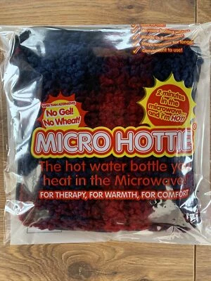 Hotties Tartan Fleece Microwavable Heat Pad Hot Water Bottle Micro Hottie