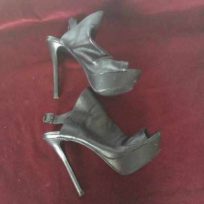 STEVE MADDEN OPEN TOE STILETOS SLINGBACKS w STRAPS-SIZE 6 M-UNBEATABLE PRICES
