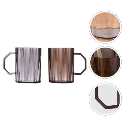 2 Pcs Zahnpastabecher Plastikbecher Gurgelbecher Zahnbürstenständer