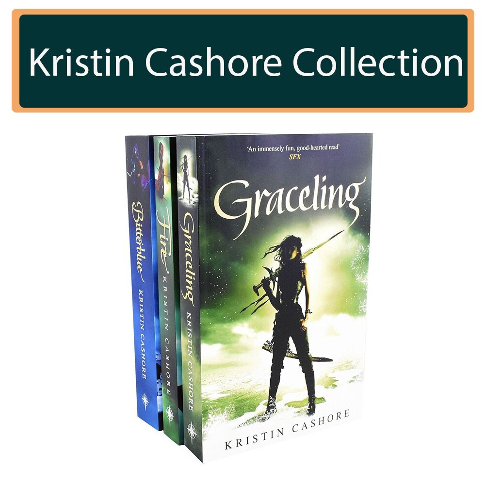 Kristin Cashore Graceling Realm Series 3 Books Collection Set Fire, Bitterblue