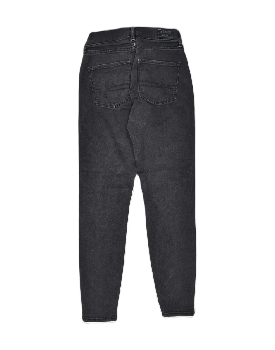 DENIZEN BY LEVI S Womens Skinny Jeans W26 L32 Black Cotton Classic