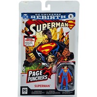 Superman Rebirth Figure Comic Book Dc Universe Mcfarlane Toys Page Punchers Ovp