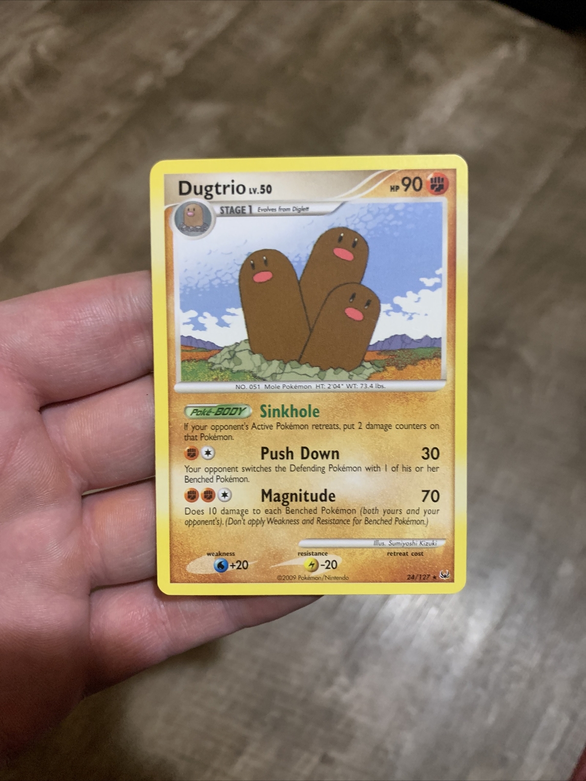 Pokémon TCG Dugtrio Platinum 24 Regular Rare